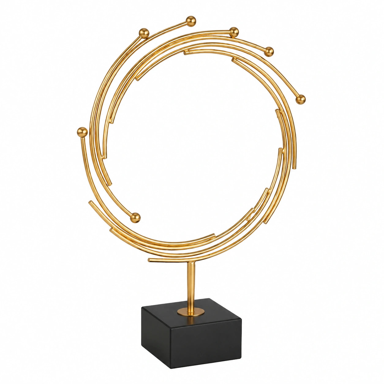 Nordische Metall-Dekoration für Wohnzimmer, modern und minimalistisch