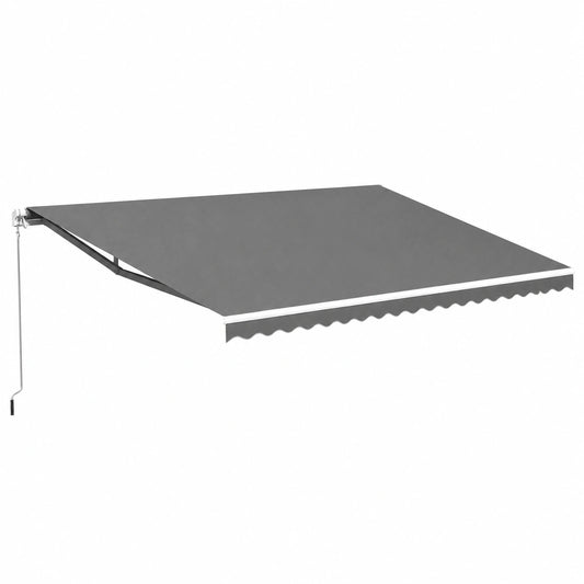 PURADAY Markisentuch 580x345 cm Anthrazit für Sonnenschutz und Gartenmarkisen