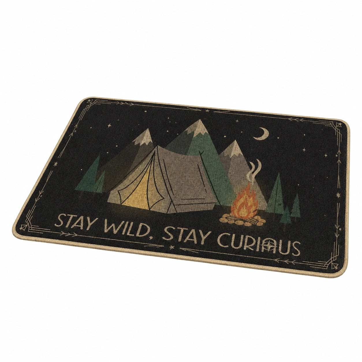 Outdoor Fußmatte für Camping, rutschfest und wetterfest, ideal für Haus oder Büro