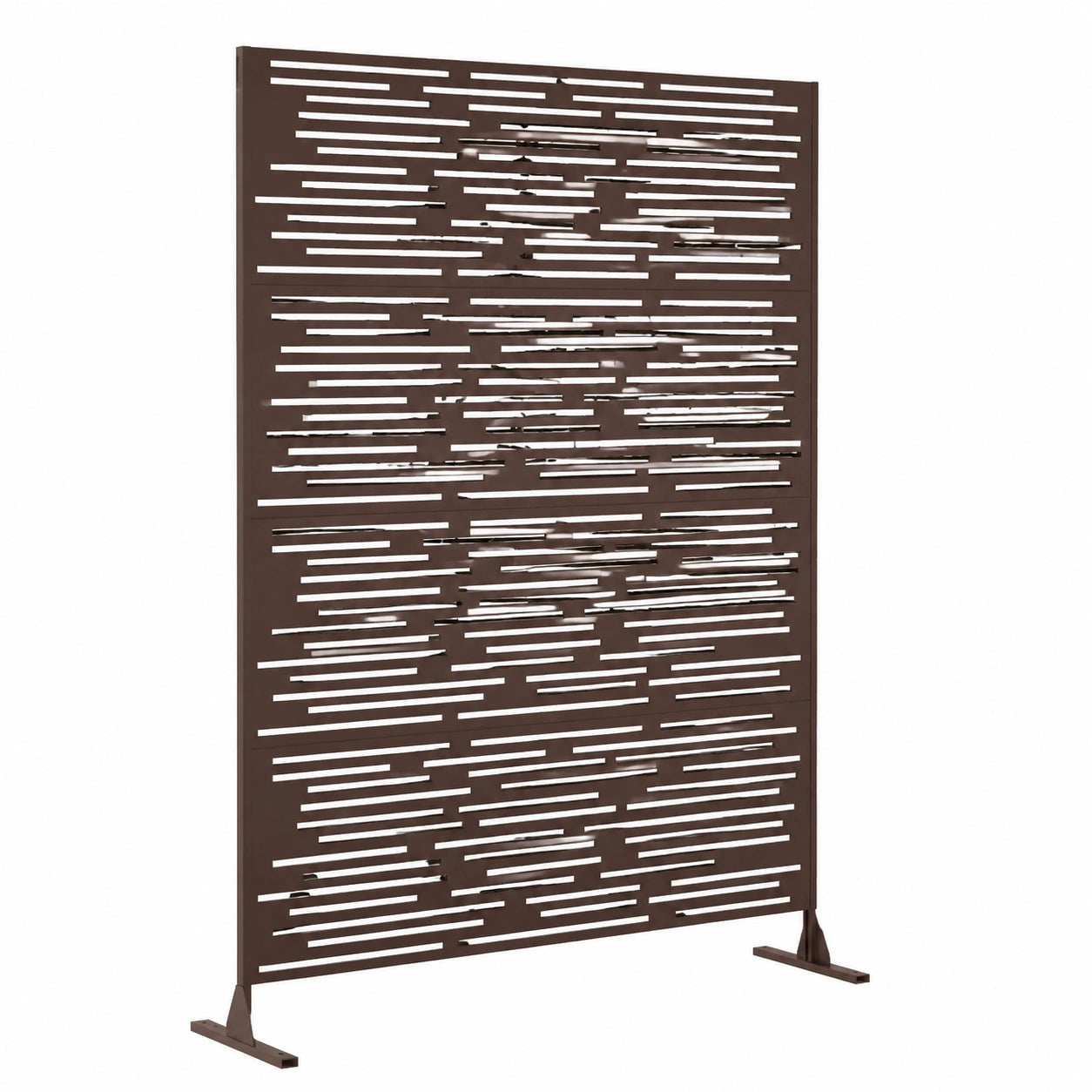 Hochwertiger Metall-Sichtschutz 180x117 cm für Garten und Terrasse