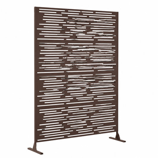 Hochwertiger Metall-Sichtschutz 180x117 cm für Garten und Terrasse